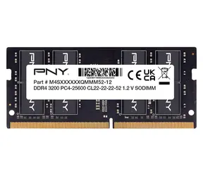 PNY MN8GSD43200-SB / SO-DIMM RAM / 8 GB / DDR4 / 3200 MHz / CAS 22