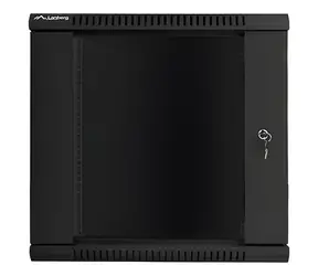 Lanberg WF01-6612-10B schwarz / Wandschrank / 19" / 12 HE / 600 × 600 mm