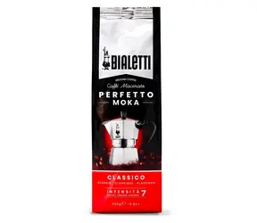Bialetti Perfetto Moka Classic 250 g / Gemahlener Kaffee / Stärke 7 / Mittlere Röstung