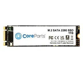 CoreParts M.2 2280 1 TB / Interne SSD / SATA III / Lesen: 500 MB/s / Schreiben: 450 MB/s