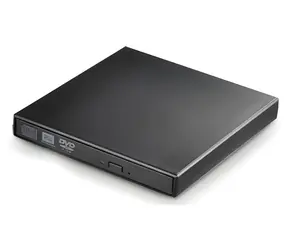 CoreParts USB 2.0 Portable Slim CDRW schwarz / Optisches Laufwerk / CD-RW / USB 2.0 / 24x