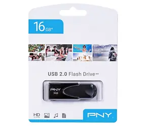 PNY Attaché 4 16 GB schwarz / USB-Stick / USB 2.0