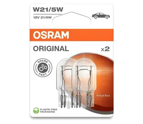 OSRAM „W21/5W“ 7515 12V W3x16q / Autolampe / 21/5W / Blisterverpackung