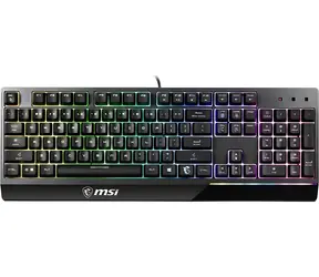 MSI Vigor GK30 schwarz / Gaming-Tastatur / kabelgebunden / Membran / USB / Hintergrundbeleuchtung / US-Layout