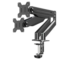 Esperanza ERW020 schwarz / Doppelmonitorarm / 17-27" / VESA 75x75-100x100 / Gasdruckfeder