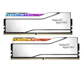 G.Skill Trident Z5 Neo RGB Silber 32 GB (2x16 GB) 8000 MHz / DDR5 / CL38-48-48-128 / 1,45 V / XMP 3.0 / EXPO