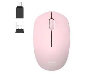 PORT CONNECT Wireless COLLECTION pink / Kabellose Maus / USB-A/USB-C-Dongle / 2,4 GHz / 1600 DPI