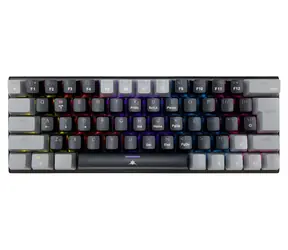 White Shark GK-002115V2 WAKIZASHI 2 schwarz-grau / Mechanische Gaming-Tastatur / CZ/SK-Layout / rote Schalter / USB