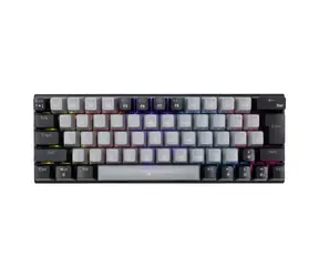 White Shark GK-002715V WAKIZASHI 2 grau-schwarze mechanische Gaming-Tastatur / CZ/SK-Layout / rote Schalter / USB / LED