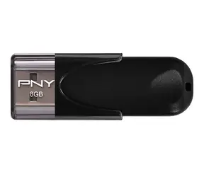 PNY Attaché 4 8GB schwarz / USB-Stick / USB 2.0
