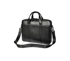 PORT DESIGNS VERSAILLES II TL schwarz / Laptoptasche 14" / USB-A + USB-C / Spaltleder