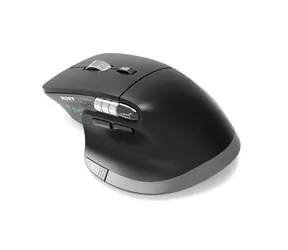 PORT CONNECT Ultimate COLLECTION Schwarz / Kabellose Lademaus / Bluetooth & 2,4 GHz / Freilauf-Mausrad / 4000 DPI