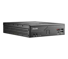Shuttle XPC Slim DH810 Schwarz / Barebone / LGA1851 (Arrow Lake-S) / 2x SO-DIMM DDR5 / M.2 NVMe + SATA 2,5" / 2x LAN
