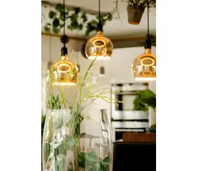 SEGULA LED-Schwebekugel 200 Rauchgrau / E27 / 6 W (24 W) / 240 lm / 1900 K / dimmbar
