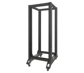 Lanberg OR01-6827-B schwarz / Offenes Rack-Gehäuse / 19" / 27 HE / Breite 600 mm / Tiefe 800 mm