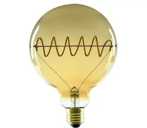 SEGULA LED Bridge Globe 125 Curved PLUS 6,5W (32W) Gold / E27 / 350lm / 1900K / dimmbar