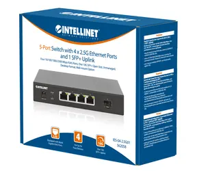 Intellinet Switch 4X 2,5G + 10G SFP+ / 5- Port / Unmanaged / 2500 Mbit/s