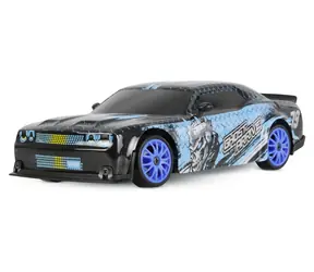 AMEWI RC-Car Drift Sport Muscle Car 4WD blau / 1:24 / RTR / 2,4 GHz Fernsteuerung / 500 mAh Li- ION / 15 km/h