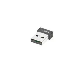 Lanberg NC-0150-WI schwarz / WLAN-USB-Adapter / 150 Mbit/s / 2,4 GHz / USB 2.0