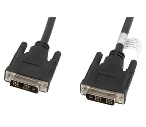 Lanberg / Kabel DVI-D (18+1) Single Link / 1,8 m / schwarz