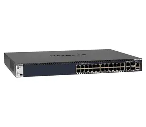 Netgear M4350-24G4XF / Managed Switch / 24x Gigabit RJ45 / 4X SFP+ / PoE++ 648W