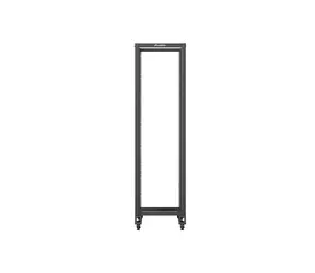 Lanberg Open Rack 42U schwarz / Rack-Schrank / 19" / Breite 600 mm / Tiefe 1000 mm / Tragfähigkeit 600 kg