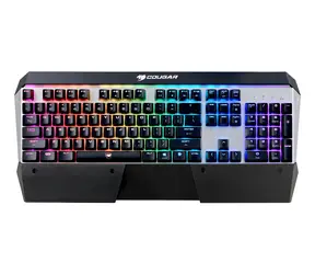 COUGAR Attack X3 RGB schwarz / Gaming-Tastatur / Cherry MX Brown / RGB-Hintergrundbeleuchtung / DE-Layout