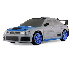 AMEWI RC-Car Drift Sport 4WD, grau/blau / Maßstab 1:24 / RTR / ab 6 Jahren / 2,4 GHz / 500 mAh 3,7 V Li- ION / LED-Beleuchtung