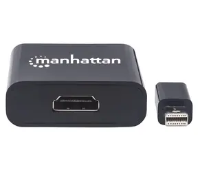 Manhattan Mini DisplayPort - HDMI schwarz / Adapter / Aktiv / 4K 60 Hz / HDCP 2.2
