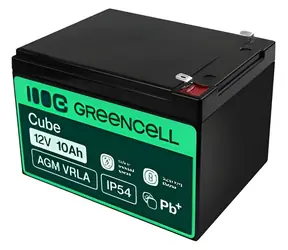 Green Cell AGM48 / Batterie / AGM / 12 V / 10 Ah / für USV