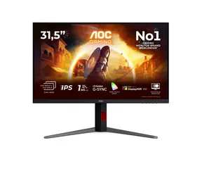 31,5" AOC U32G4U Schwarz / Monitor / Schnelles IPS-Display / 4K UHD / 160 Hz / 450 cd/m / 2x HDMI + DP / VESA