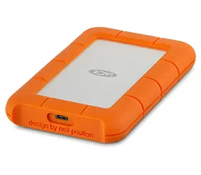 LaCie Rugged 5 TB / Externe Festplatte / 2,5" / USB-C / USB 3.2 Gen 1 / robust / 2 Jahre