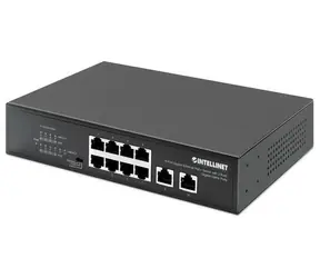 Intellinet Switch 8x Gigabit PoE+ 120W / 8- Port / 1000 Mbit/s / 2x RJ45 Uplink