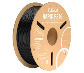 ELEGOO Rapid PETG schwarz / Druckfilament / 1 kg / bis zu 600 mm/s