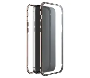 White Diamonds 360° Glas Roségold / Schutzhülle / Apple iPhone 14 Pro Max / Glas