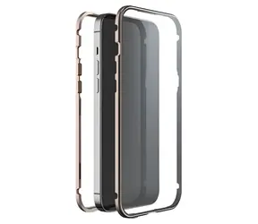 White Diamonds 360° Glas Roségold / Hülle / Apple iPhone 14 PLUS
