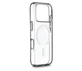 Transparente Schutzhülle mit White Diamonds und MagSafe-Technologie / TPU+PC / Apple iPhone 17 Pro / MagSafe