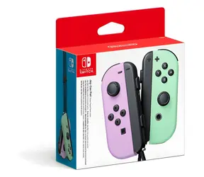 Nintendo Switch Joy-Con Paar lila & grün / Controller / Analog-Joystick / 20 Stunden