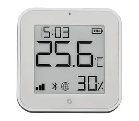Shelly Blu H&T Display ZB weiß / Temperatur- und Feuchtigkeitssensor / ZigBee 3.0 / Bluetooth 5.0