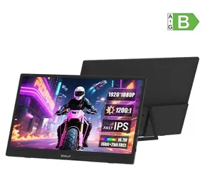15,6" Zeuslap ZB156 / LCD / 1920 x 1080 / 16:9 / 4 ms / 270 cd/m / 1200:1 / USB-C & Mini-HDMI / tragbar