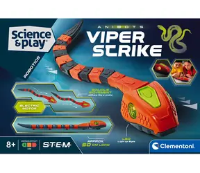 Clementoni Science&Play Robotics: Viper Strike / Roboterbausatz / MINT / LED-Augen