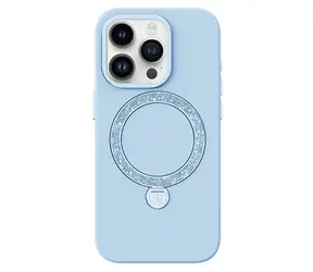 Joyroom PN-15L2 Dancing Circle blau / Schutzhülle / MagSafe / iPhone 15 Pro / ohne Verpackung
