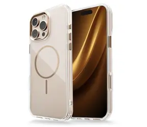 CPA Clear Thin Mag Gold / Rückseite / Apple iPhone 17 Pro Max / MagSafe / PC+TPU