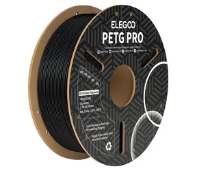 Elegoo PETG Pro Schwarz / Filament für 3D-Drucker / PETG / 1,75 mm / 1 kg