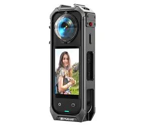 Puluz PU748H grau / Schutzrahmen für Insta360 X5 / Aluminiumlegierung / Magnetfuß / 2× Blitzschuh