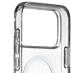 Transparente Mag-Glitzerhülle mit White Diamonds für Apple iPhone 17 Pro Max / MagSafe