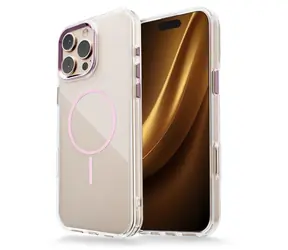 CPA Clear Thin Mag pink / Schutzhülle / Apple iPhone 17 Pro Max / MagSafe / PC+TPU