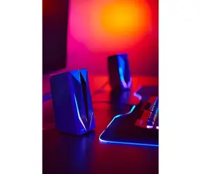 uRage BLAST-R200 schwarz / Gaming-Lautsprecher / 2.0 / RGB / USB