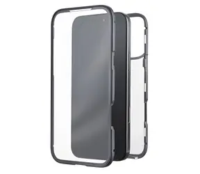 Black Rock 360°-Glas / Doppelseitige Schutzhülle / Apple iPhone 17 Pro Max / Vorder- und Rückseite aus Glas