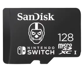 SanDisk Extreme microSDXC 128GB Fortnite Skull Trooper / Speicherkarte / UHS-I U3 Klasse 10 / Lesegeschwindigkeit: 100 MB/s